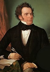 Franz Schubert by Wilhelm August Rieder 1875