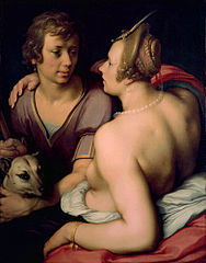 Cornelis van Haarlem - Venus en Adonis
