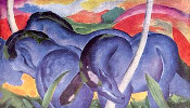Franz Marc Duże niebieskie konie, 1911