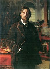 Anton von Werner (autoportret), 1885