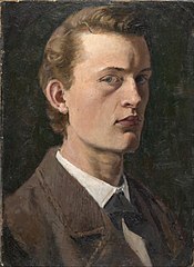 Edvard Munch - Autoportret - Google Art Project (533070)