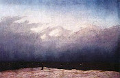 Caspar David Friedrich-Mnich nad morzem, 1810
