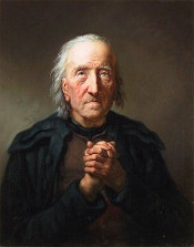 Betender alter Mann (Schuster Johann Gottlob Reinhardt),