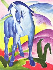  Niebieski koń I, 1911