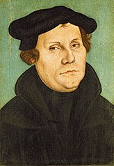 Marcin Luter. Lucas Cranach d.Ä. Werkst. Lutherhaus Wittenberg1