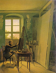 Friedrich Matthäi w atelier