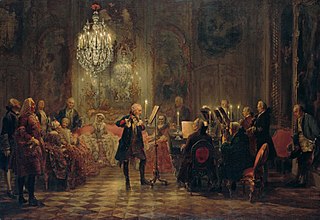 Flötenkonzert Friedrichs des Großen in Sanssouci - Google Art Project