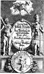 Martin Opitz Weltliche Poemata 1644 title page