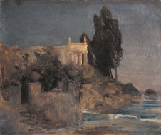 Arnold Böcklin - Willa nad morzem, Stara Pinakoteka w Monachium