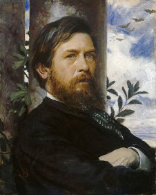 Arnold Böcklin - Autoportret, 1873, Hamburger Kunsthalle