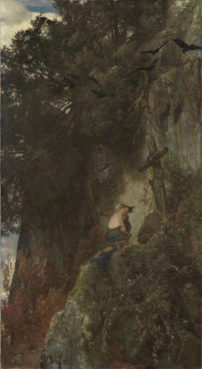 Arnold Böcklin - Pustelnik, Stara Pinakoteka w Monachium
