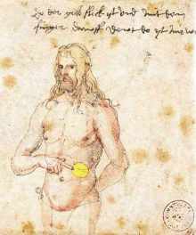Dürer-wskazuje-na-swoją-śledzionę