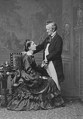 Richard i Cosima Wagner (1872)