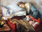 Śpiąca matka i dziecko 1883