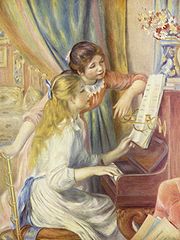 Auguste Renoir Młode dziewczyny przy pianinie