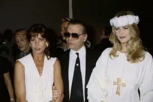 Karl Lagerfeld Cannes 1990