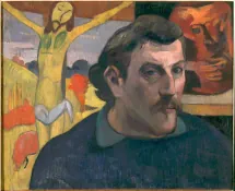 Paul Gauguin Autoportret z żółtym Chrystusem
